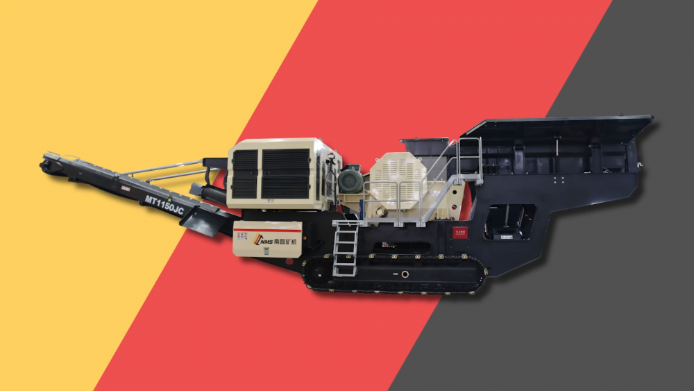 南礦新品——履帶移動(dòng)顎式破碎站MT1150JC